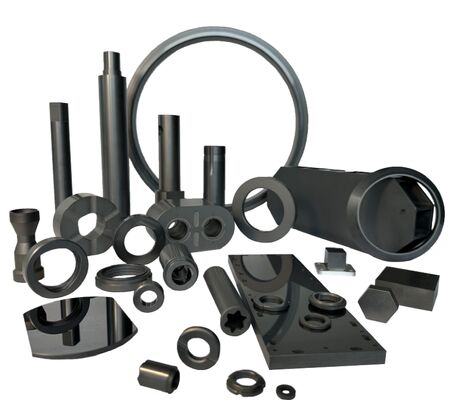 고온 저항, 내식성 및 높은 기계적 강도를 갖춘 고성능 탄화규소 제품