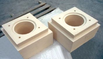 유리 녹기 용용 지르콘 실리케이트 벽돌