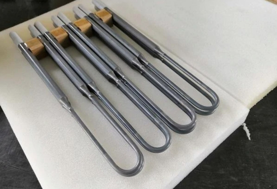 1600C는 탄화규소 히터 몰리브덴 디실러사이드 가열 소자 1850C를 토합니다